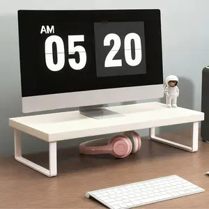 50cm Fixed-Height Monitor Stand Riser, Heavy-Duty Load-Bearing Computer Monitor Lift Base, Desktop Storage Organizer Rack for Office Accessories