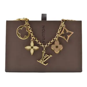 Pre-owned $655 2014 Louis Vuitton Fleur De Monogram Bag Charm DP0134