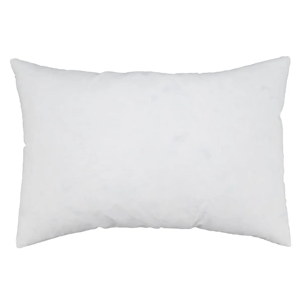 SARO 13 x 20 in. Duck Feather Pillow Insert White