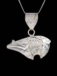 Navajo Multi Dimensional Medicine Bear Pendant