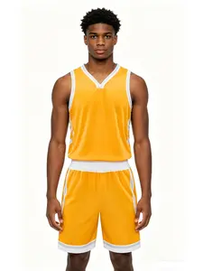 26/27 New Season Basketball Set, American Style Men's Adult Basketball, Short Sleeve and Shorts, Loose Fit, Breathable, Casual