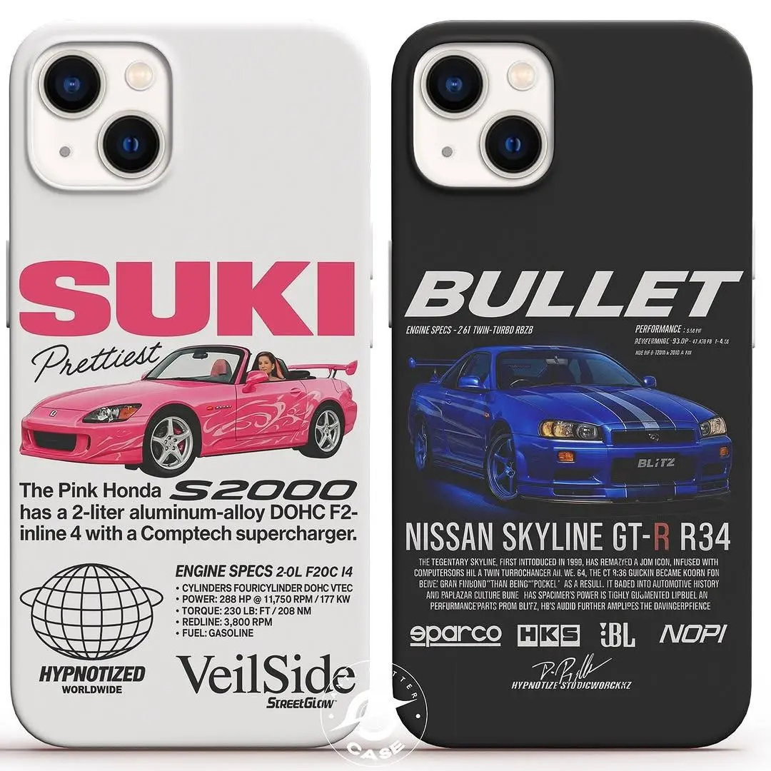 Matching Bullet and Suki Couple Phone Case Compatible with Suitable for iPhone 17/16/15/14/13/12/11 Pro Max/Plusand Samsung Galaxy S23-25, shock-absorbing,
