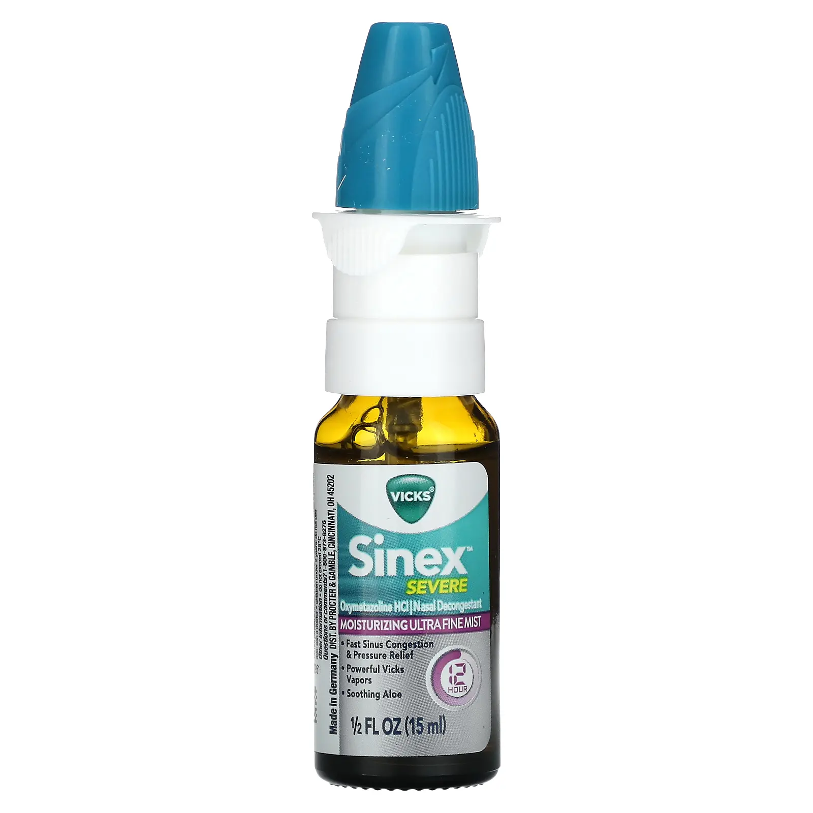 Vicks Sinex Severe, Moisturizing Ultra Fine Mist, 0.5 fl oz (15 ml) | HSA/FSA Eligible