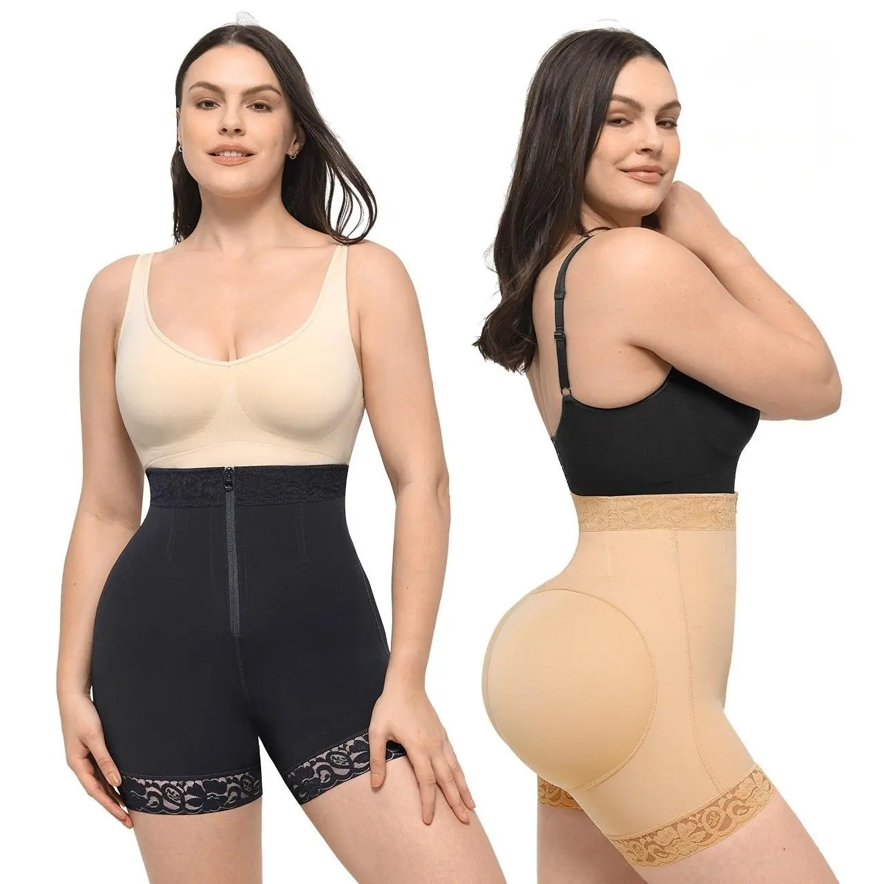 FeelinGirl #live High Waisted body short Shapewear Womens Fajas Colombianas Shapewear Shorts Womenswear Comfort Womenswear Underwear