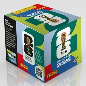 World Cup 2026 Official Fifa Stickers 50 Pack Sealed Box, International Edition Soccer