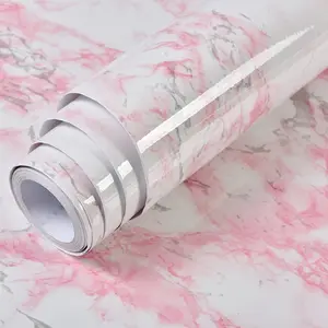 Self-Adhesive Marble Wallpaper Roll, Home Decor Sticker for Cabinets Tables Chairs Walls, Decorative Wallpaper, Spring Decoration Items, Refresh Your Space, Marble Pattern Wallpaper, Peel and Stick Wallpaper Designs