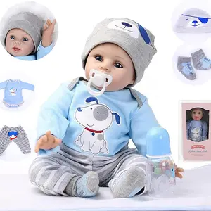 Realistic Baby Doll 20 Inches (About 50 Centimeters) Realistic Newborn Doll Simulation Silicone Baby Doll, Suitable For Children Over 3 Years Old