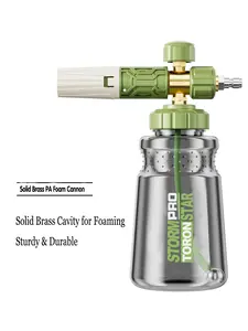 Xiaoyi Matcha PA Foam Cannon – High Pressure Car Wash Foam Sprayer, Pre-Wash Soap Foamer Gun with Adjustable Nozzle & Brass Core for Auto Detailing