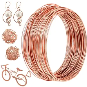 Pure Copper Wire Roll 16.4 Feet, Tin Coated Soft Real Copper, Durable Smooth Round Line, Electrical Wiring, Industrial Use, High Quality, Heavy Wire