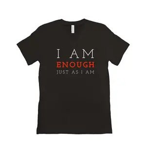 I Am Enough V-neck T