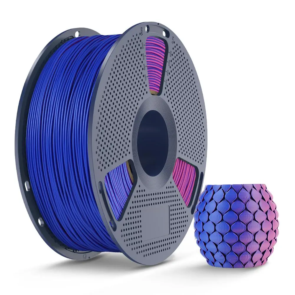 Dual-Color Matte | Red+Blue