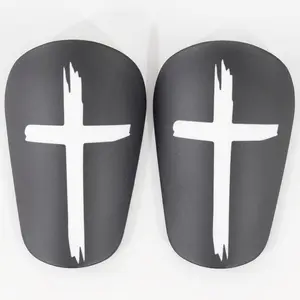 Mini Football Shin Guard, 1 Pair Thickened Football Shin Guard, Football Leg Protector, Sports Protective Gear for Adults, Football Equipment, Football Accessories