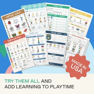 Tiny Expressions Playtime Notepads | Pretend Play for Kids | Imaginative Role Play | Kindergarten Learning