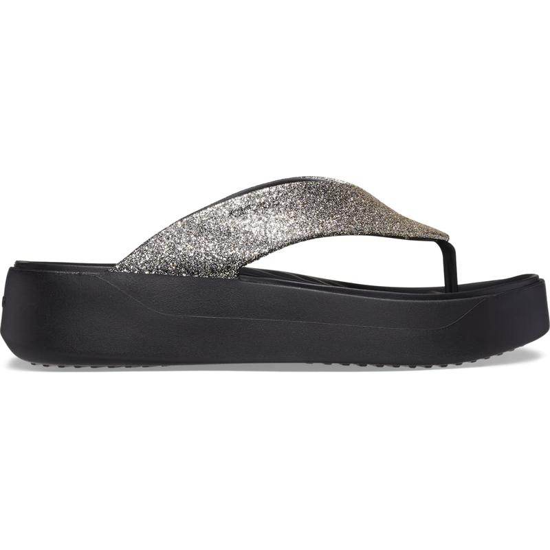 Crocs Women's Getaway Chunky Glitter Flip Flop Platform Sandals