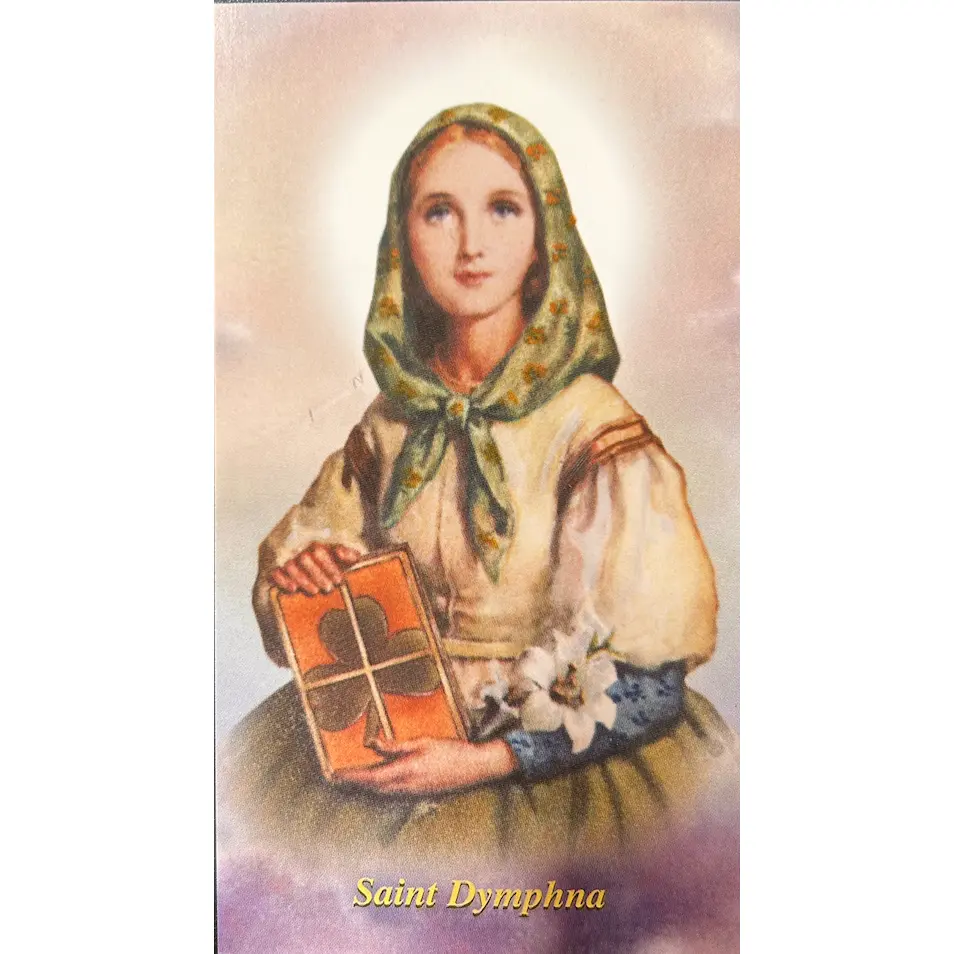 St. Dymphna Prayer Card