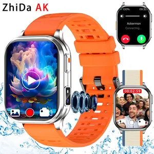 ZhiDa AK 2026 New Model Smartwatch with Photo, Voice Recording, HD Video, 30W Pixel Camera, Local Music Storage, DIY Video Faces, Sports Smartwatch, Bluetooth Phone, Message Alerts, Call Display, Smartwatch with calls, Calling Smart Watch
