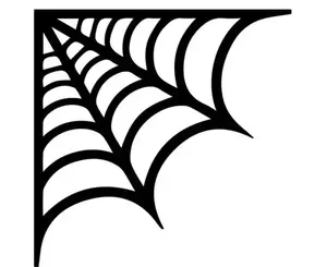 Spider Web Corner Sticker Car Window Vinyl Decal Laptop Sticker