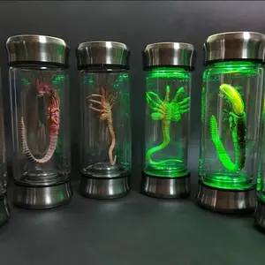 Alien Xenomorph Specimen Glass Jar Facehugger Embryo - Movie Prop Replica Home Decor Desktop Crafts Sculpture Decoration