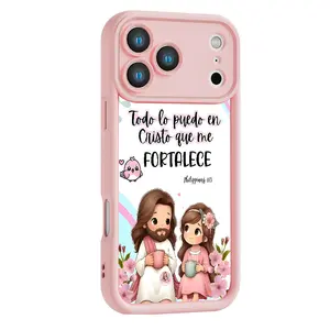 Bible Verse Aesthetic Christian Pattern Phone Case , Soft Silicone , Fully Protected and Shockproof For iPhone 17 16 15 Pro Max 14 13 12 11 X Plus Air