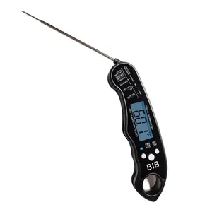 Digital Meat Thermometer - Waterproof Food Thermometer for Kitchen and Outside, Fast Instant Read Food Thermometer for Cooking,& Candy Making, Grill, Liquids, Beef, Turkey