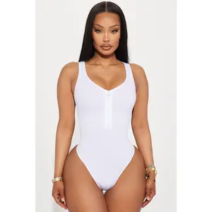 Zaida Seamless Bodysuit - White