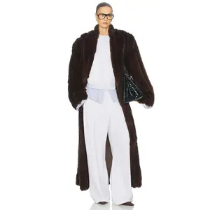 Helsa The Irina Faux Fur Coat in Java