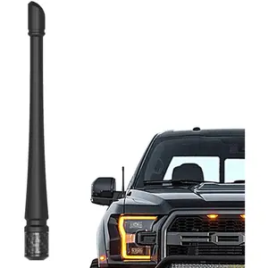 Short Antenna Compatible with Ford F150 2009-2026 & Ford Bronco 2021-2023, Internal Copper Coil for Enhanced Reception, Car Wash Proof, 7 inches Rubber Antenna Replacement