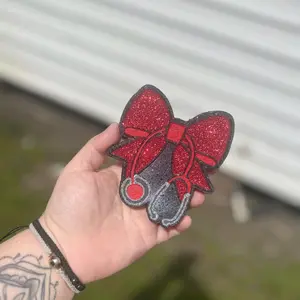 Preppy Bow with Stethoscope Freshie for nurses