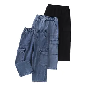 3-piece #Summervibes Best-selling  sets for boys for Summer; stylish and versatile holiday outfits; boys' pants with pockets; baby pants; cute kids' jeans