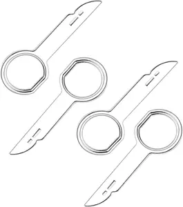 Radio Removal Tool key Set for Ford, Volkswagen, Audi, and Mercedes, Car CD DVD Host Key Disassembly Tool 4PCS