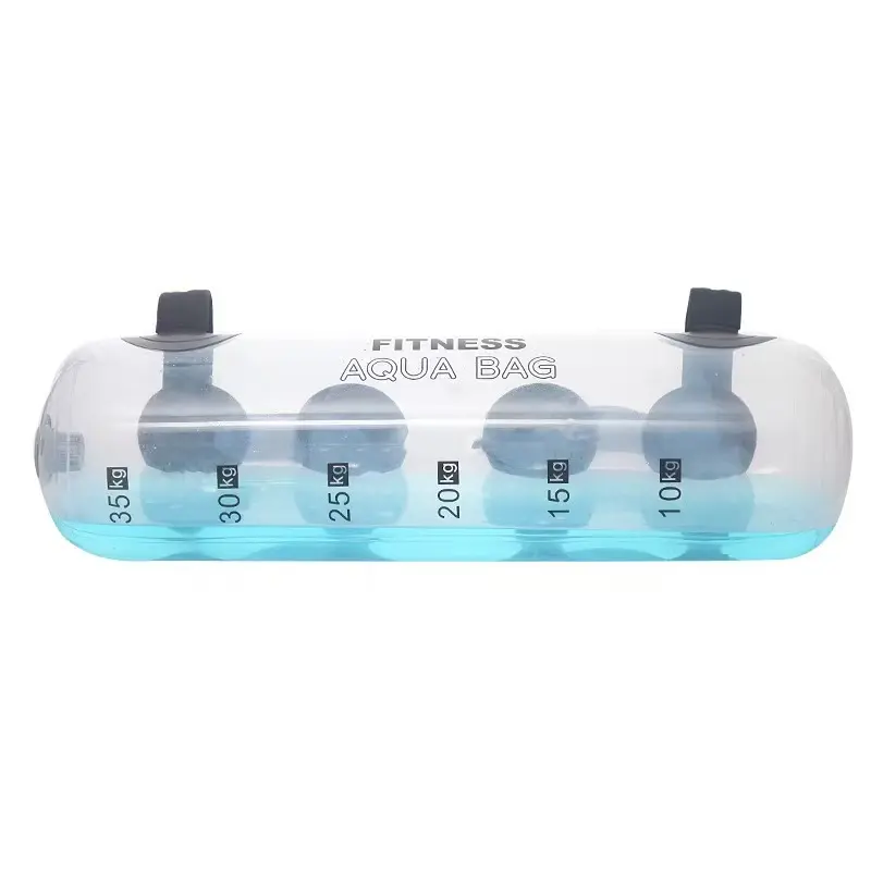 35kg Adjustable Water Dumbbells - Easy-Carry, Non-Toxic PVC Fitness Water Bag - For Squats, Weight Lifting, Core Training