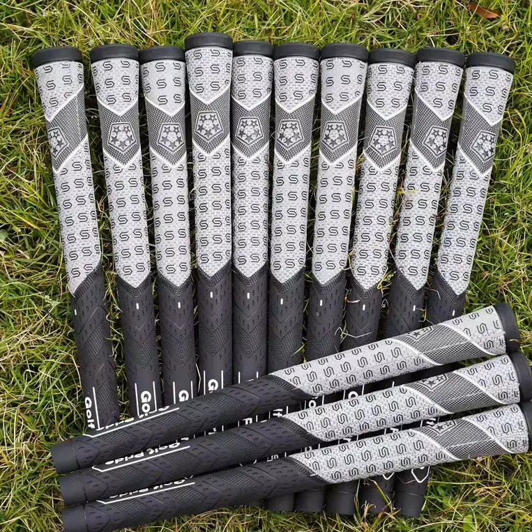 1PC All Weather Standard Golf Grips, Durable Cotton Cord Compound Rubber Grips, Non-Slip Comfort Texture for Golf Irons, Drivers & Fairway Woods