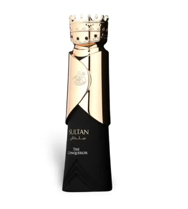 Sultan The Conqueror Eau de Parfum - Commanding Oriental Scent with Smoky Leather, Oud, Spicy & Animalic Notes for Men and Women, 2.7 fl oz, Bold Amber, Animalic Nuances