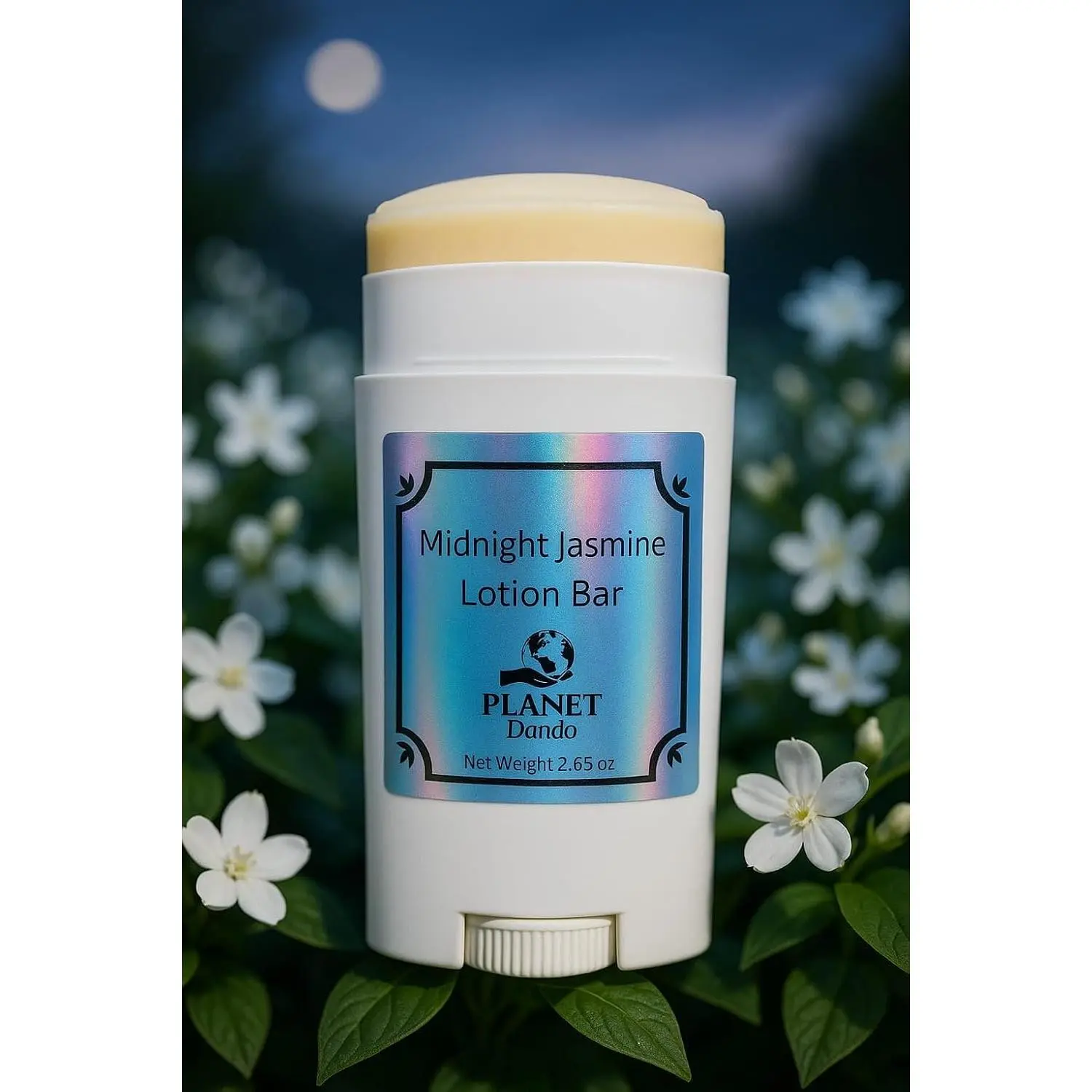 Midnight Jasmine Lotion Bar, Solid Moisturizer Stick, 2.65 oz (Pack of 1)