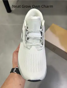 Clean monochrome cream mesh trainers breathable daily walking & running kicks
