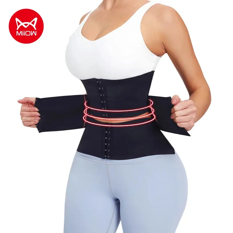 New styleMiiOW Waist Trainer Corset Binders Shapers Tummy Wrap Body Shapewear Slimming Belt Flat Belly Workout Postpartum Girdle