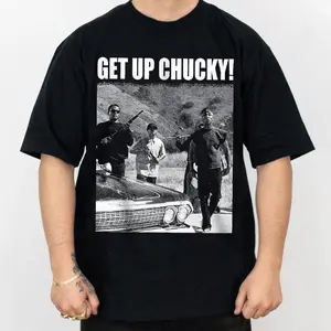Get Up Chucky, Old movie, Chicano Clothing, Cholo, Gangster clothes, Hoodies for men, Men's clothing, Streetwear, Lowrider, Graphic tee, Men gifts