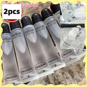 [Buy one get one free] Transparent lip gloss, nourishing lipgloss, moisturizing Hydrating lip oil, lip gloss primer, high-gloss lip gloss for bright makeup and lip care cosmetics, Moisturizer, 18ml