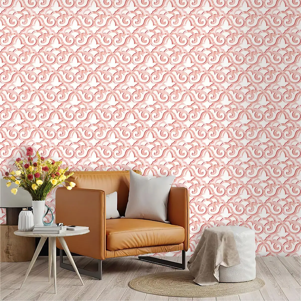 Fresh Soft Grass Pattern Wallpaper, PVC Material with Adhesive Back, Easy Peel and Stick, Ideal for Kitchen, Living Room, Bedroom Decor