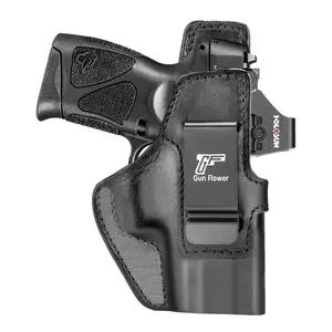 Premium Leather IWB Concealed Carry Holster for Taurus G3C / G2C / G2S / TX22 Compact – Optic Ready, Appendix Carry, Fits 1.5"-1.75" Belts, Right Hand Draw