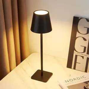 Modern Minimalist Adjustable LED Desk Lamp, USB Rechargeable High-End Nightstand Light, Home Decor Atmosphere Optimizer, Modern Mood Lighting, Modern Nightstand Lamps, 1 Piece