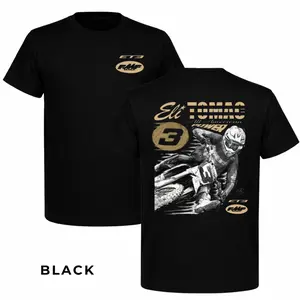 FMF Tomac ET3 Shirt, All American Power Motocross Graphic Tee, Dirt Bike Racing T-Shirt