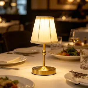 Mini Cordless Table Lamp   Dimmable   Rechargeable Aesthetic  lights for bedroom Kitchen Counter, Bar, Restaurant Wireless Adjustable Brightness