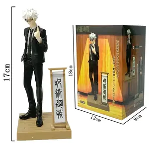 17cm Anime Figure Jujutsu Kaisen Diorama Satoru Gojo Suguru Geto Suit Ver Special Anime Model Boxed Toys Figurine Birthday Gift