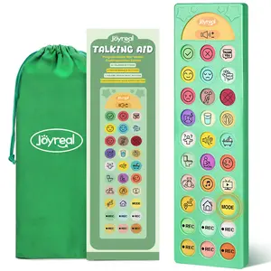 Joyreal Bilingual AAC Device for Autism Non Verbal Communication Tools for Speech Therapy & Stroke Rehab Autism Talking Aids with 6 Programmable Buttons & Adjustable Volume for Kids & Adults EN/ES Voice Switch