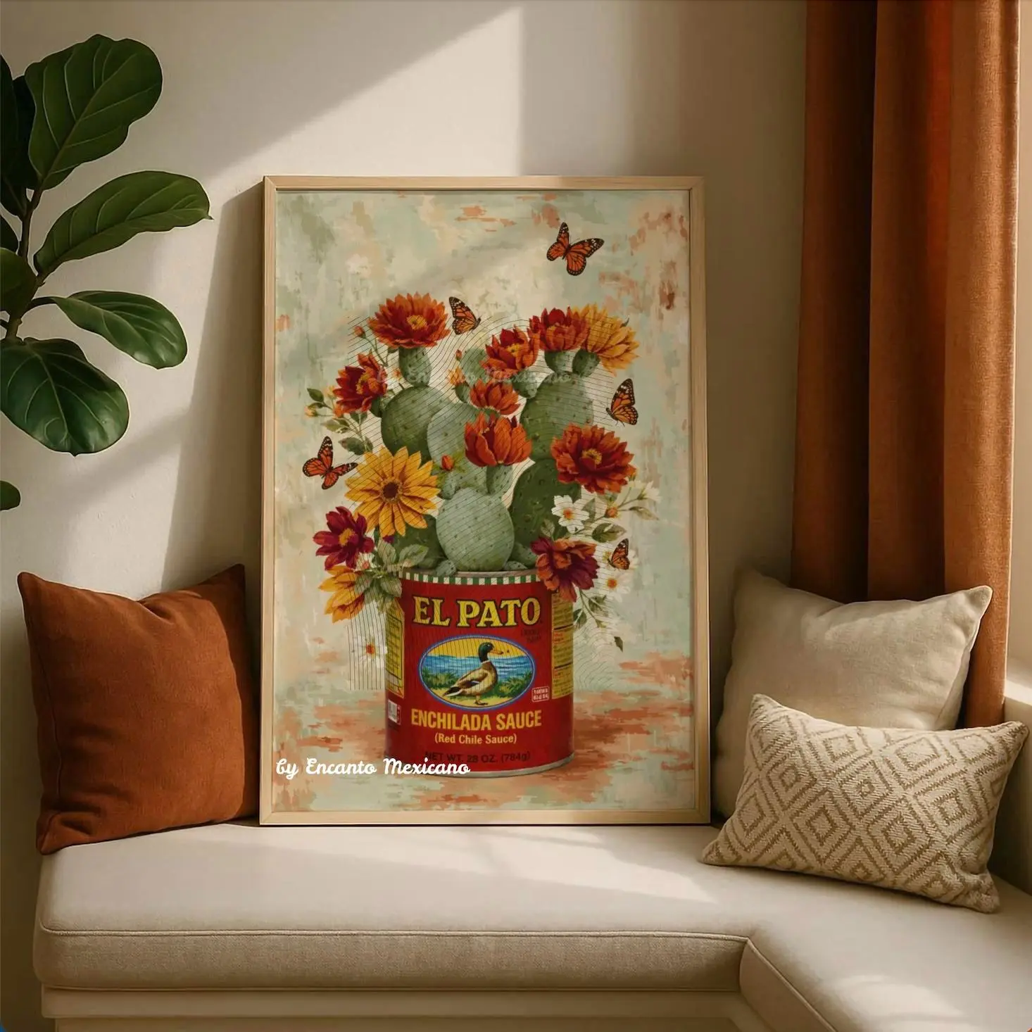 Mexico Wall art,Mexico Flowers art,Mexican wall art,Crochet wall art, Mexico decor, Mexican Kitchen decor,Mexico Painting