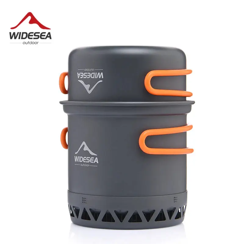 Widesea Camping Cookware Set - Pot, Kettle & Travel Tableware