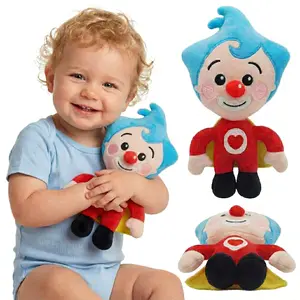 Soft Stuffed Cartoon Superhero Plush Toy - Unisex Cotton Soft Stuffed Animal, Huggable Sleeping Companion for Toddlers (0-6 Years), Ideal Birthday & Baby Shower Gift