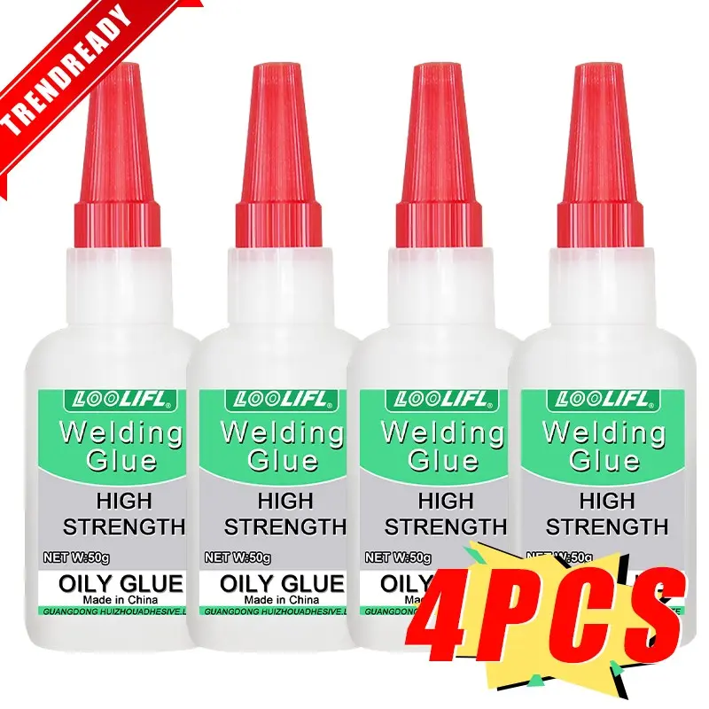 4PCS Heavy-Duty, High Strength Welding Glue – Industrial-Grade Adhesive Gel for Instant, Strong Bonding, Strong Adhesion on Metal, Plastic, Wood, Glass, Rubber – Fast-Drying, Waterproof Adhesive Repair Tool for Home & Professional Use, Glue