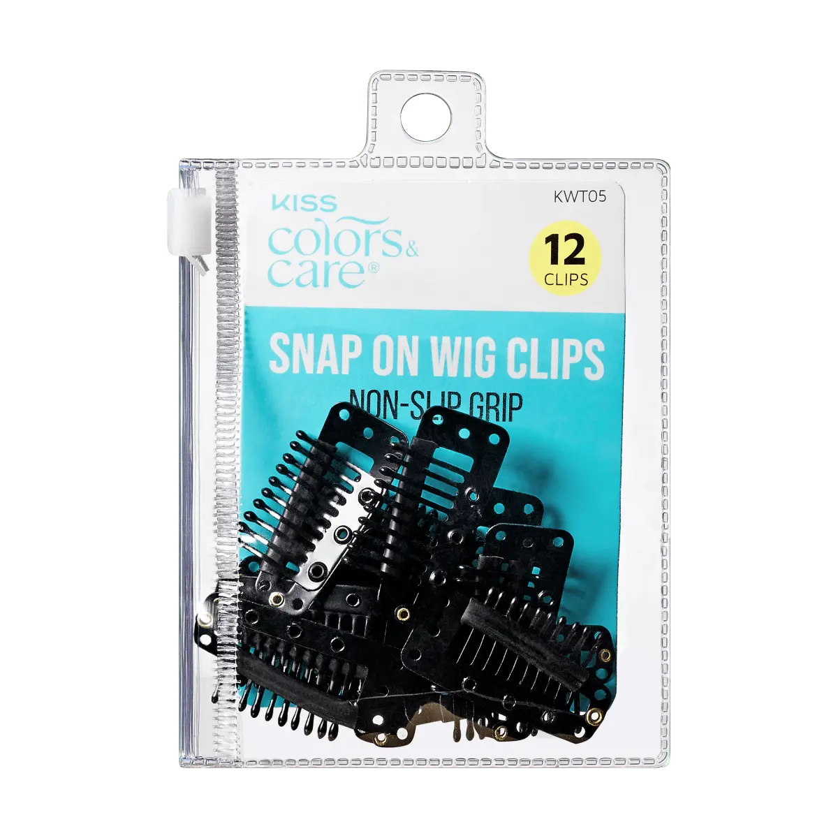 Kiss Colors & Care Snap-On Wig Clips - 12 Ct. | Non-Slip Grip, Wig Grip, 12 Clips, Hair Accessories Kiss Colors & Care Snap-On Wig Clips - 12 Ct. | Non-Slip Grip, Wig Grip, 12 Clips, Hair Accessories